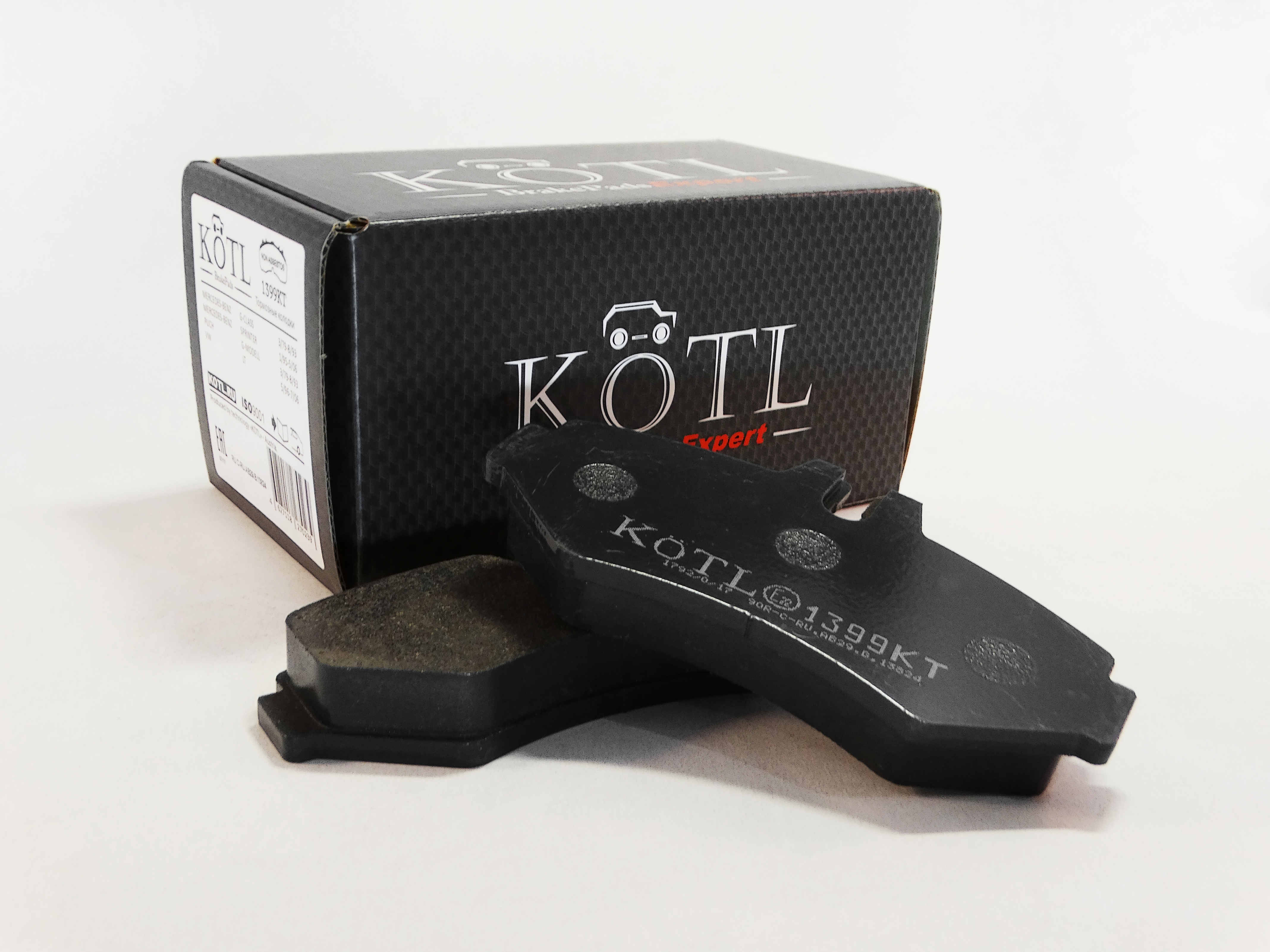 Колодки тормозные mercedes w463/sprinter 97>/volkswagen LT 96>02 задние - KoTL 1399KT