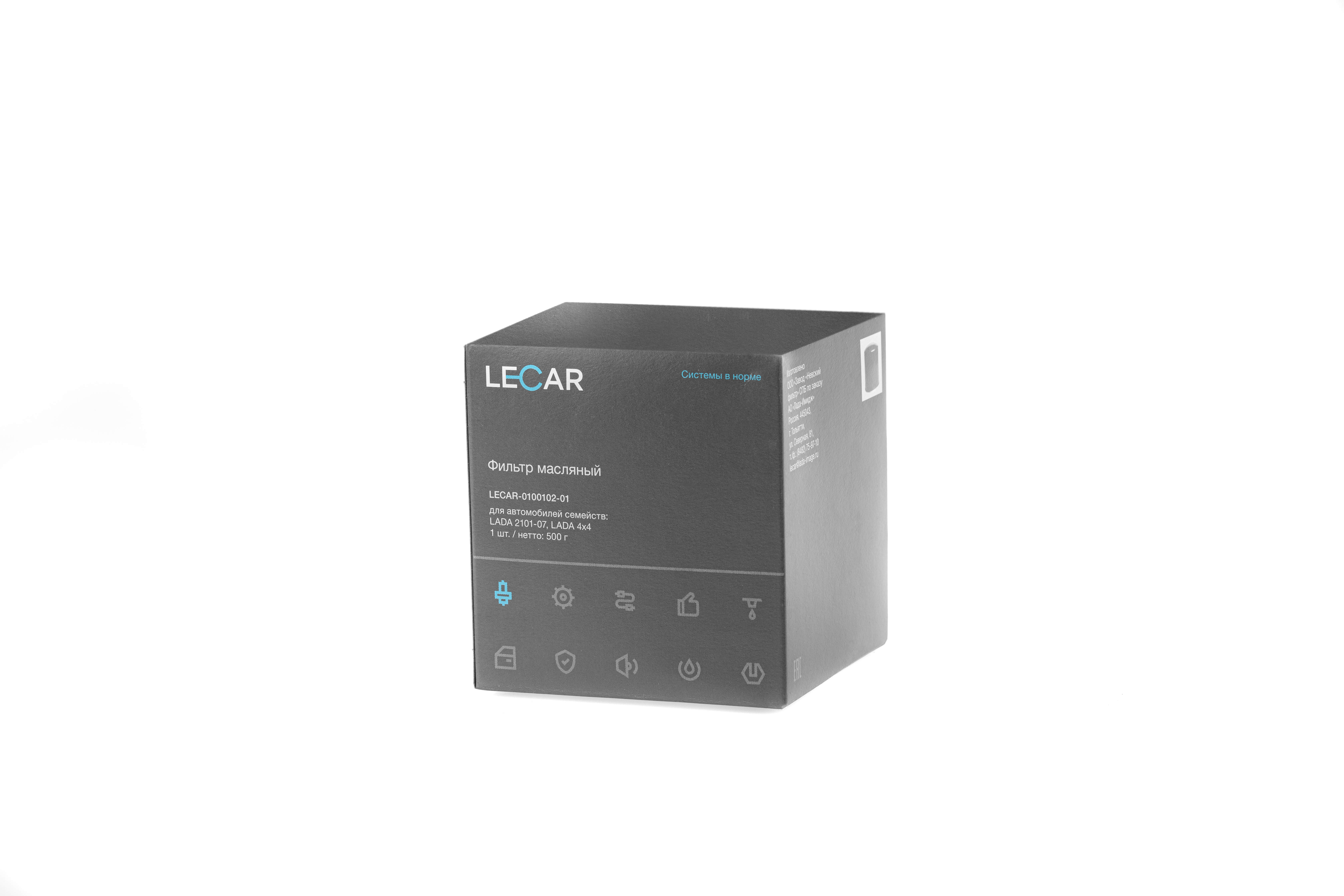 Фильтр масляный 2101-07,2121-213,уаз lecar (фирм. упак.) - LECAR LECAR010010201