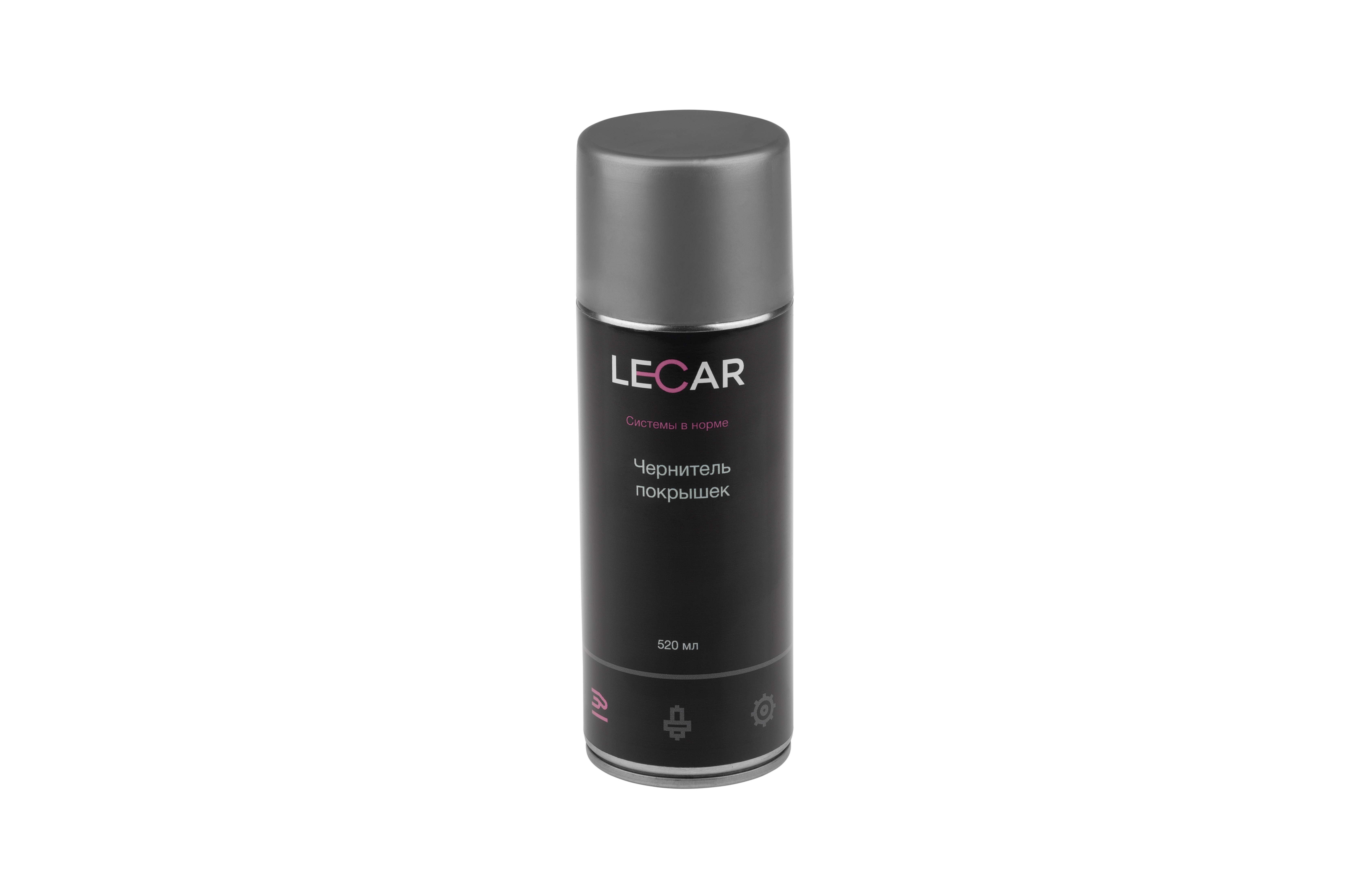 Чернитель шин lecar (520 мл) (аэрозоль) - LECAR LECAR000013112