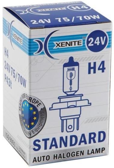 Лампа галогенная H4 24V 55W xenite - XENITE 1 007 064