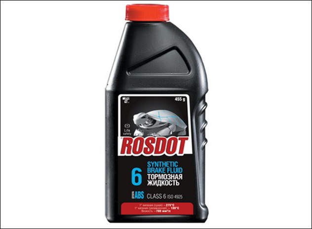 Жидкость тормозная dot-6 455г - ROSDOT 430140001
