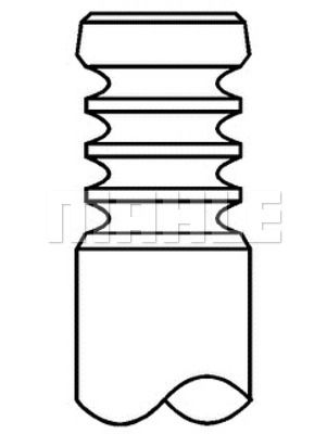 Клапан выпускной - Mahle 061 VA 32009 000