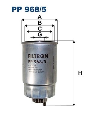 Фильтр топливный - FILTRON PP968/5