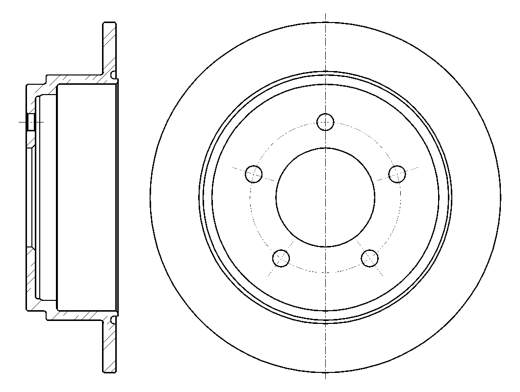 Диск тормозной gr-01819 - G-brake GR01819