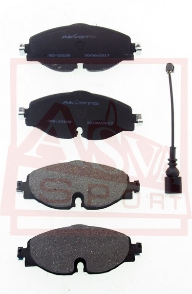 Колодки тормозные дисковые передние - Akyoto AKD-23108