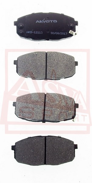 Колодки тормозные дисковые передние - Akyoto AKD-12113
