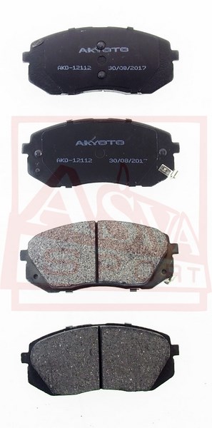 Колодки тормозные дисковые передние - Akyoto AKD-12112