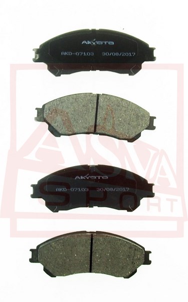 Колодки тормозные дисковые передние - Akyoto AKD-07103