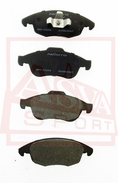 Колодки тормозные дисковые передние - Akyoto AKD-13104