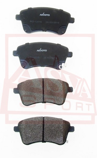 Колодки тормозные дисковые передние - Akyoto AKD-12115