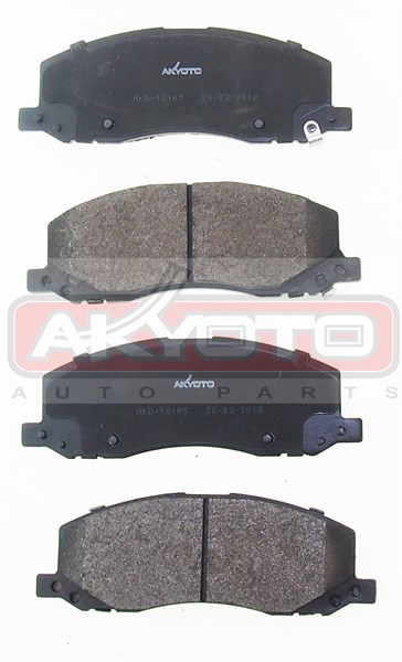 Колодки тормозные дисковые передние - Akyoto AKD-18105