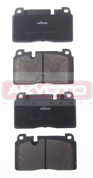 Колодки тормозные дисковые передние - Akyoto AKD-23205
