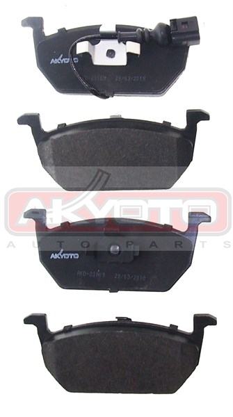 Колодки тормозные дисковые передние - Akyoto AKD-23109