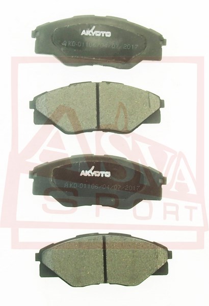 Колодки тормозные передние - Akyoto AKD-01106