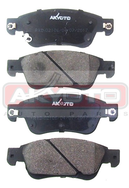 Колодки тормозные передние - Akyoto AKD-02106