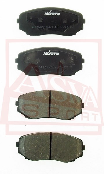 Колодки тормозные передние - Akyoto AKD-05104
