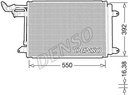 Конденсор кондиционера - Denso DCN32032