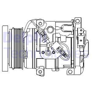 Компрессор - Delphi CS20508