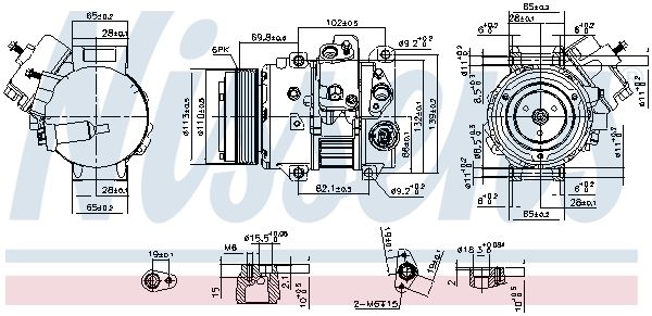 Компрессор - Nissens 890631