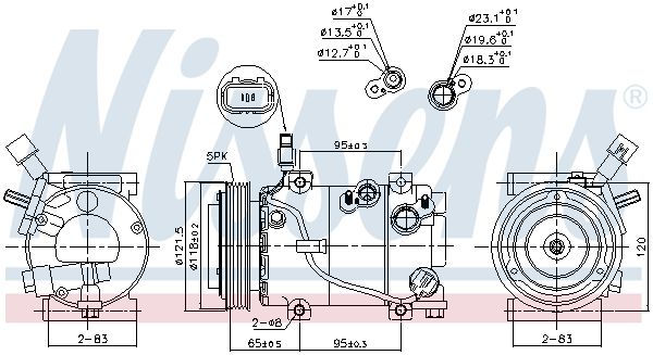 Компрессор - Nissens 890640