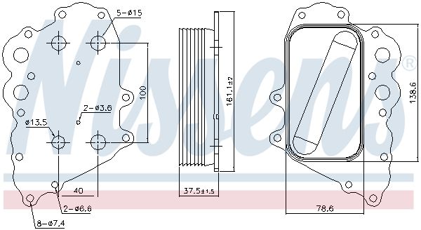 Теплообменник - Nissens 91108