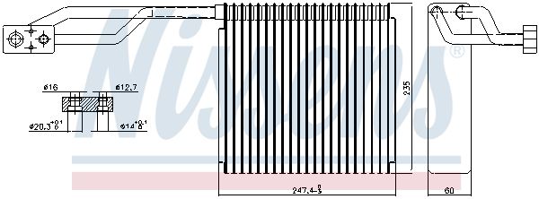 Испаритель - Nissens 92326