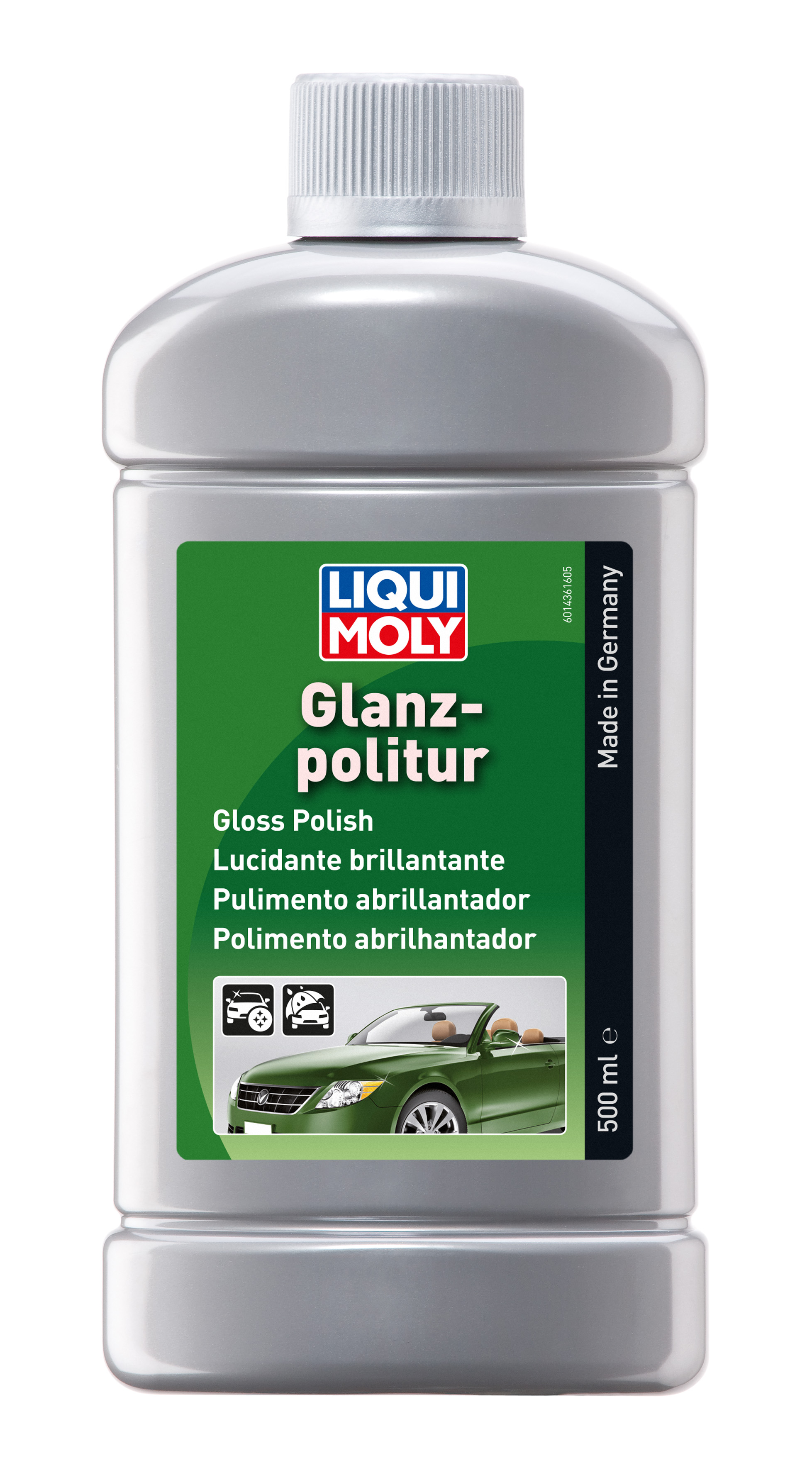 1436 LiquiMoly Полироль д/неметалликовых поверхностей Glanz-Politur (0,5л) - Liqui Moly 1436