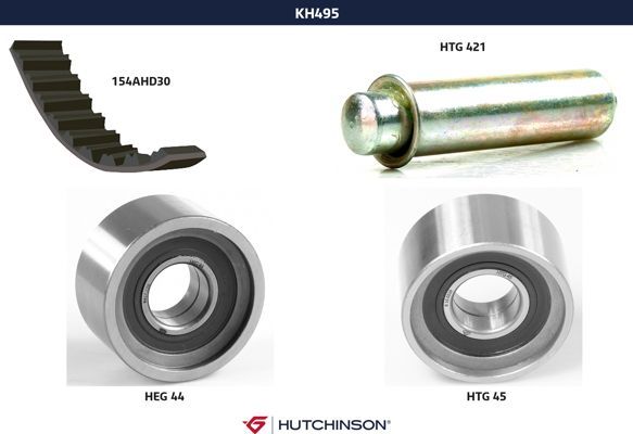 Ременный комплект - Hutchinson KH 495