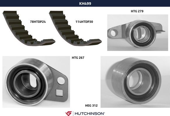 Ременный комплект - Hutchinson KH 499