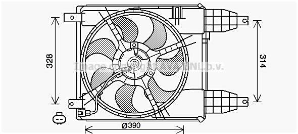 Вентилятор - AVA CT7504