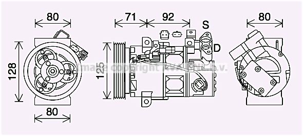 Компрессор - AVA RTK636