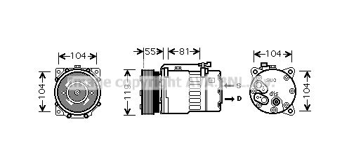 Компрессор - AVA VNK270