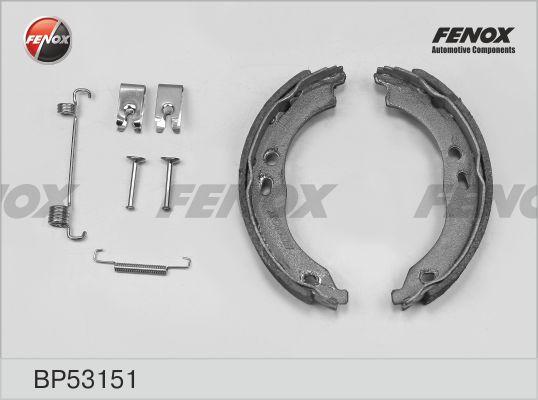 Колодки тормозные барабанные | зад прав/лев | - Fenox BP53151