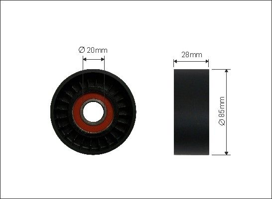 Ролик - Caffaro 453-00