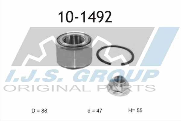 Комплект подшипника - IJS GROUP 10-1492