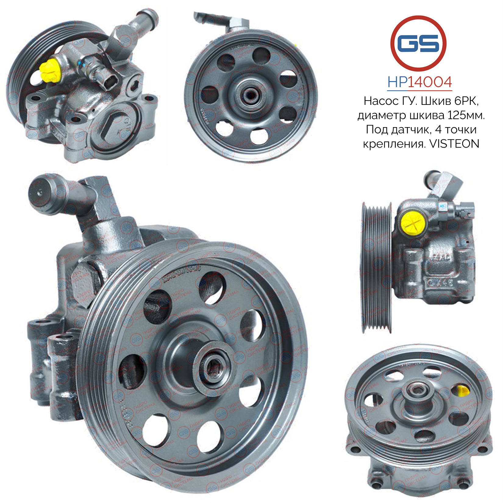 Насос ГУР Ford Escape / Maverick 2001-, Ford Focus 1998-2004 rebuild - GS HP14004
