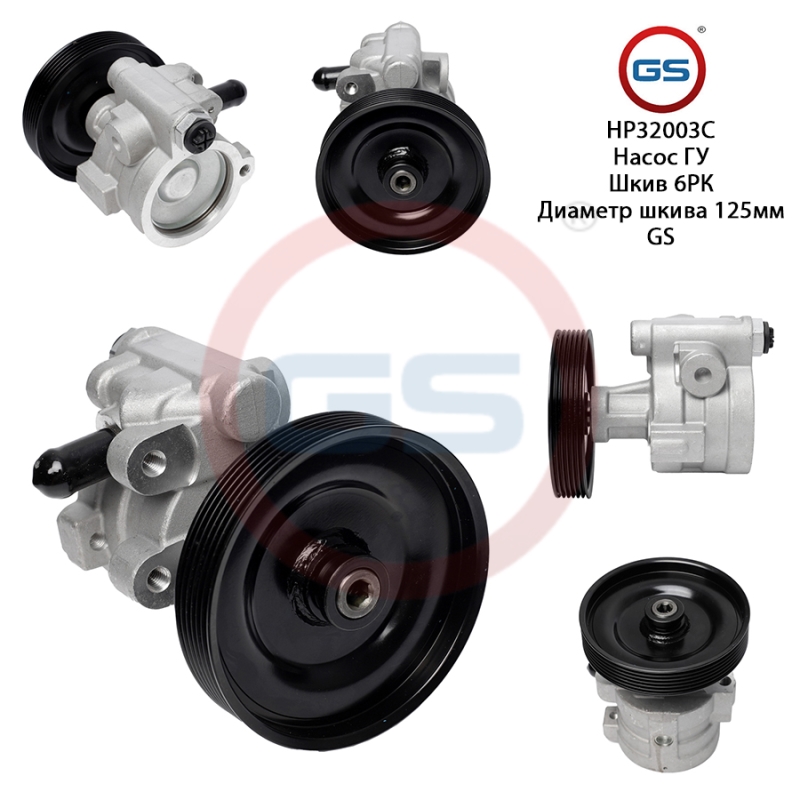 Новый насос ГУР Renault 19 1988-1995,Renault Safrane 1992-1996,Renault 25 1984-1993,Renault 11 1986-1989,Renault 21 1986-1994,Renault 21 1989-1994,Renault 9 1986-1989,Renault Master 1980-1998,r - GS HP32003C