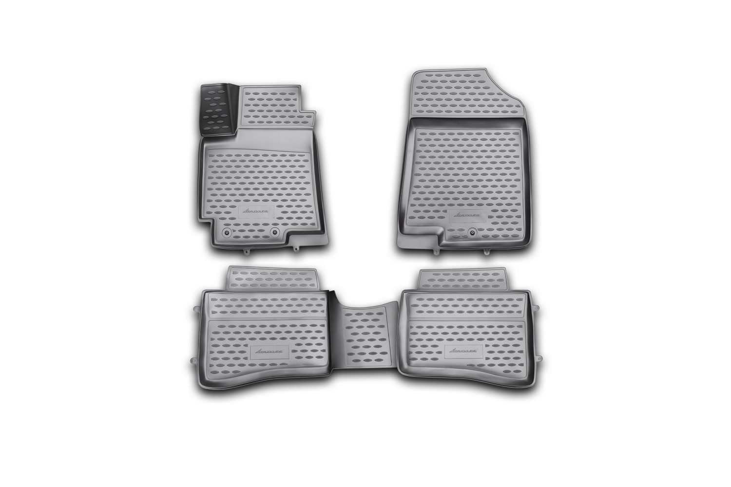 Коврики 3D в салон KIA Rio (ub), 2011-2014, 2014-2016, 4 шт   Киа Рио - Autofamily NLC.3D.25.38.210h