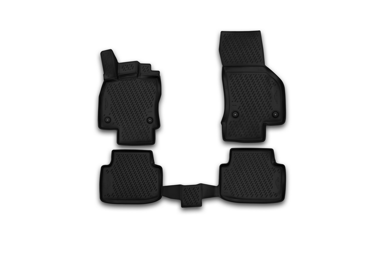 Коврики 3D в салон volkswagen Passat B8, Сед/ Ун, 2015->, 4 шт. (полиуретан) - Autofamily CARVLK00001