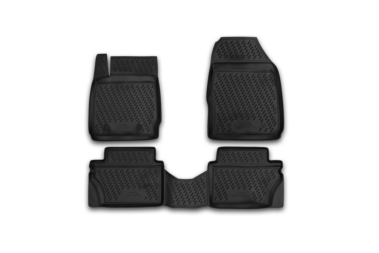 Коврики в салон ford Fiesta 2008-2011, 4 шт. (полиуретан) - Autofamily s000.18