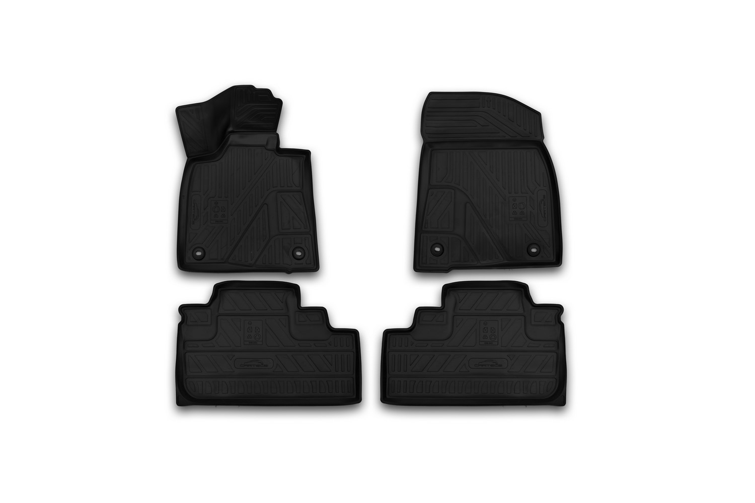 Коврики 3D в салон lexus RX, 2015->, 4 шт. (полиуретан)   Лексус РХ - Autofamily CARLEX00001k