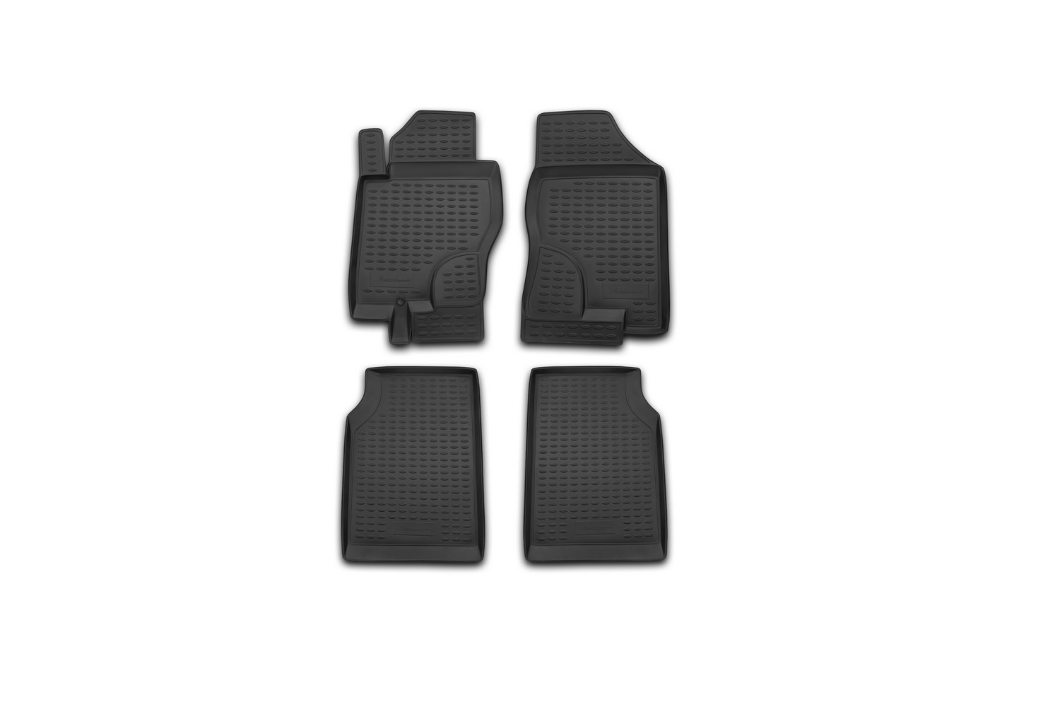 Коврики в салон nissan Navara мкпп 2005->, 4 шт. (полиуретан) - Autofamily NLC.36.19.210