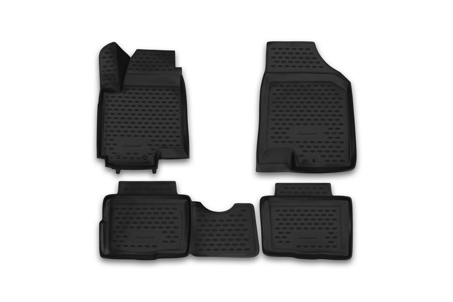 Коврики 3D в салон подходит для KIA Soul (I) 2008-2014, 4 шт. (полиуретан)   Киа Сол - Autofamily NLC.3D.25.25.210