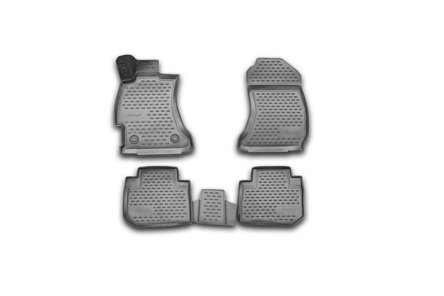 Коврики 3D в салон subaru Forester, 2013-2018, 4 шт. (полиуретан)   Субару Форестер - Autofamily NLC.3D.46.14.210k