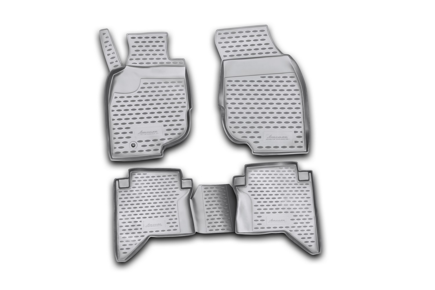 Коврики в салон toyota Hilux 2008->, 4 шт. (полиуретан)   Тойота Хайлюкс - Autofamily NLC.48.45.210k