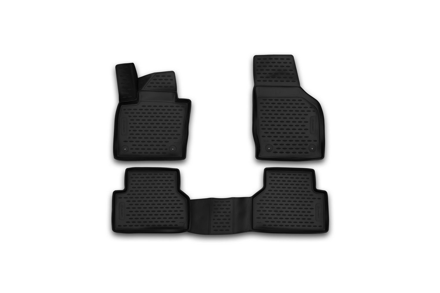 Коврики 3D в салон audi Q3, 2015-, акпп, 4 шт. (полиуретан) / Ауди Ку3 - Element CARAUD00001