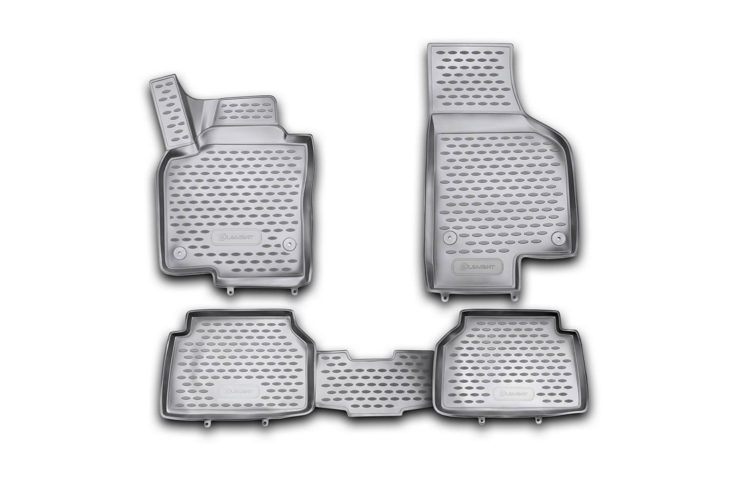 Коврики 3D в салон VW Tiguan 10/2007-2016, 4 шт. (полиуретан) / Фольксваген Тигуан - Element NLC.3D.51.21.210kh