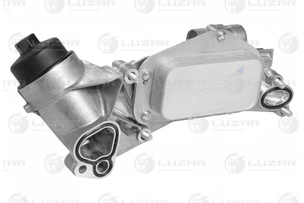 Радиатор масл. в сборе (теплообменник) Chevrolet Cruze (09-)/Opel Astra (H) (04-) 1.6i/1.8i - Luzar LOc 0504