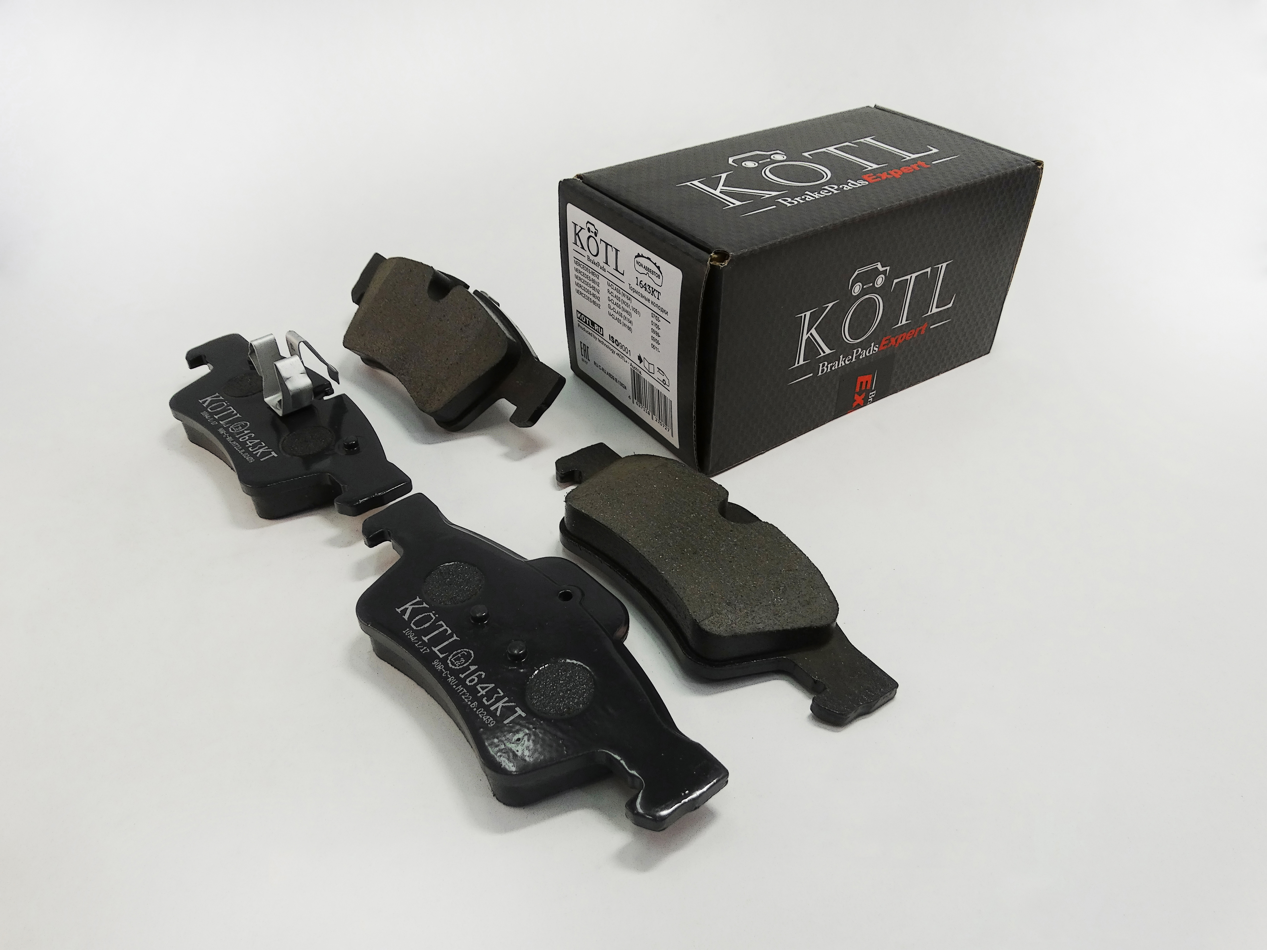 Колодки тормозные задние mercedes g iii, GL, ML II, iii, r OEM a1644201520 | перед | - KoTL 1643KT