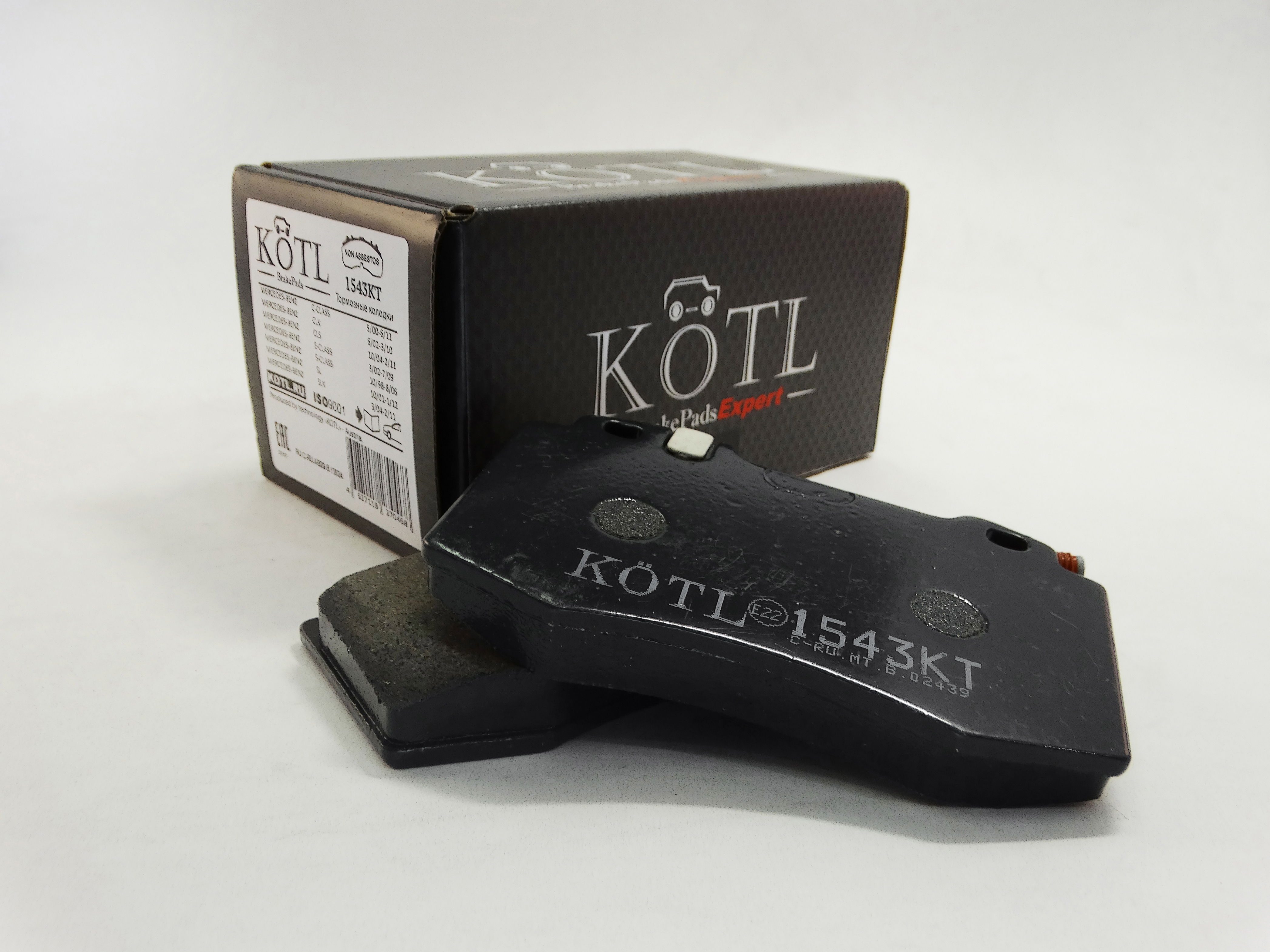 Колодки тормозные передние mercedes CL, ML, S, SL, OEM a0044200420 - KoTL 1543KT